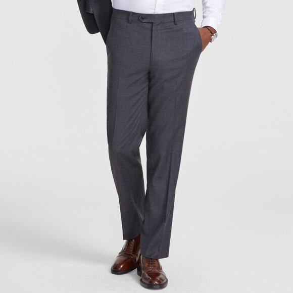 Tallia Men's Classic Fit Suit Separate Pant - Dark Grey 44x32 $135 - Picture 2 of 11